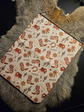 Brown cowboy book- e-reader pouch