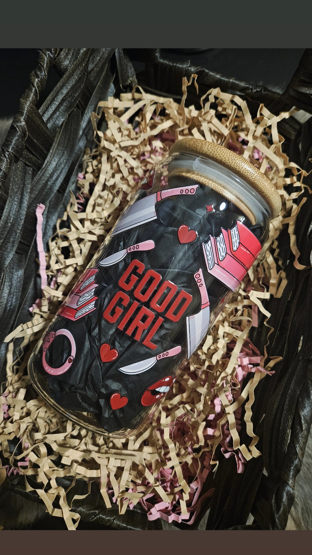 Good girl bookish cup
