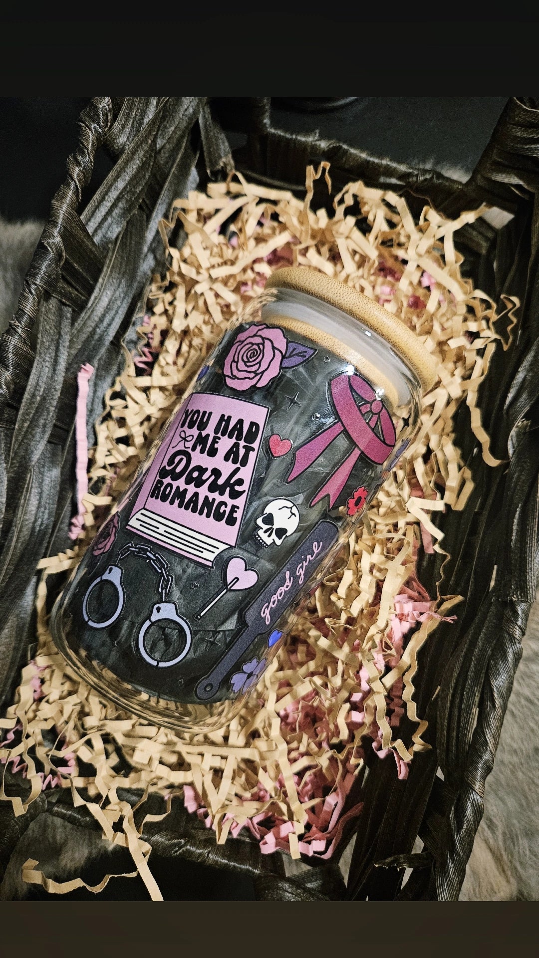 Dark romance bookish cup