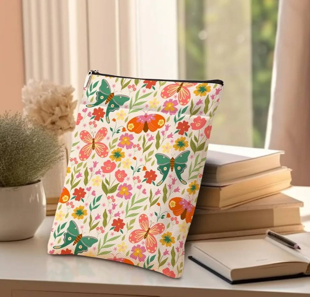 Butterfly book/ e-reader pouch